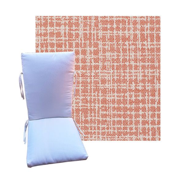 Outdura Cortez Salsa Universal Premium Patio Chair Cushion in 9 sizes. - Patio Cushions for Chairs