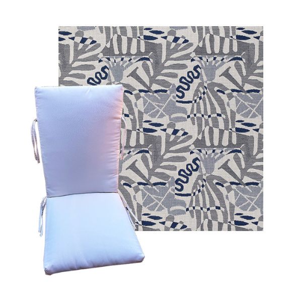 Outdura Fantasy Baltic Universal Premium Patio Chair Cushion in 9 sizes. - Patio Cushions for Chairs