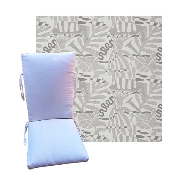 Outdura Fantasy Dove Universal Premium Patio Chair Cushion in 9 sizes. - Patio Cushions for Chairs