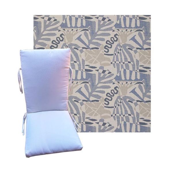 Outdura Fantasy Sailor Universal Premium Patio Chair Cushion in 9 sizes. - Patio Cushions for Chairs