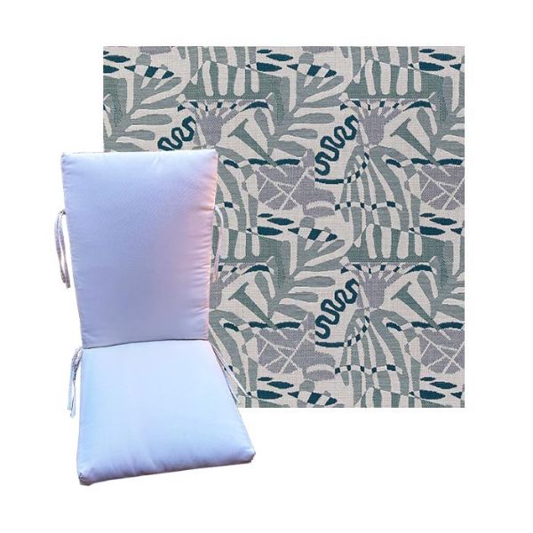 Outdura Fantasy Scuba Universal Premium Patio Chair Cushion in 9 sizes. - Patio Cushions for Chairs