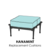 Hanamint Replacement Cushions for Ottoman | Custom Outdoor Cushions