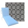 Classic Universal Chaise Lounge Cushions | Outdura Cape Cod Galaxy Fabric | 3 Sizes