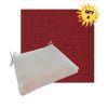 Outdoor Dining Chair Cushion Universal Sizes - Outdura Chesterfield Ruby Performance Fabrics | Qty 4