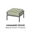 Picture of Hanamint Replacement Cushions Estate Ottoman