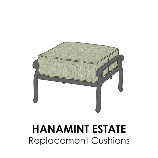 Picture of Hanamint Replacement Cushions Estate Ottoman