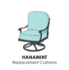 Hanamint St Augustine Deep Seating Swivel Club Chair Replacement Cushions | Custom Outdoor Comfort