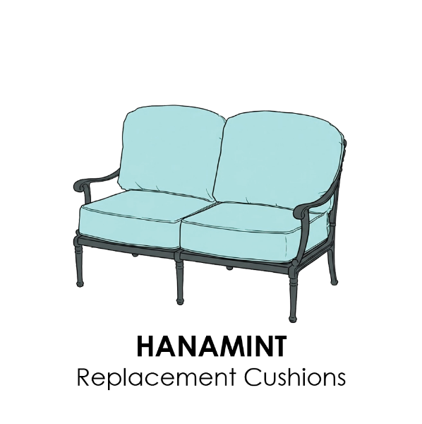 Hanamint St Augustine Loveseat Replacement Cushions | Custom Made To Order