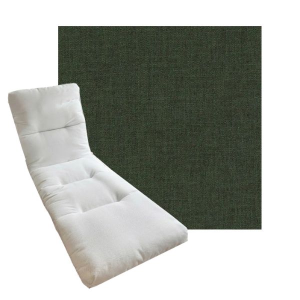 Tufted Style Universal Chaise Lounge Cushions | Sunbrella Outdoor Fabric | 3 Sizes