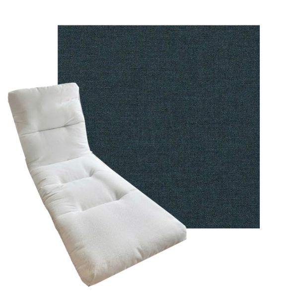 Tufted Style Universal Chaise Lounge Cushions | Sunbrella Outdoor Fabric | 3 Sizes