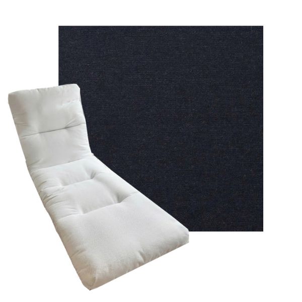 Tufted Style Universal Chaise Lounge Cushions | Sunbrella Outdoor Fabric | 3 Sizes