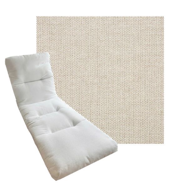 Tufted Style Universal Chaise Lounge Cushions | Sunbrella Outdoor Fabric | 3 Sizes