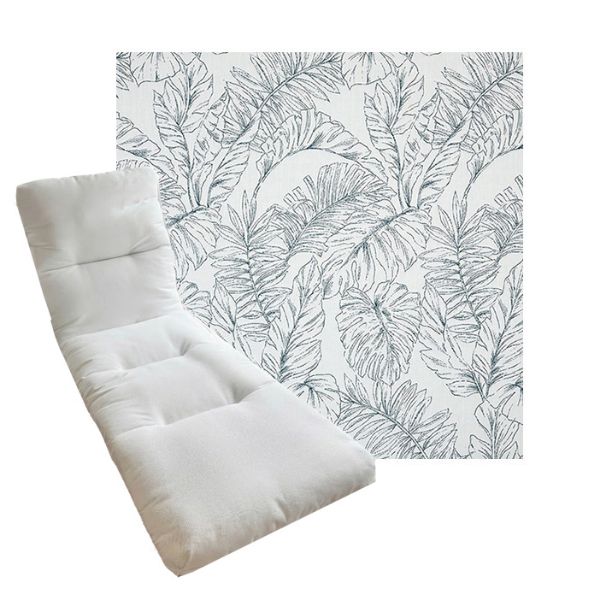 Tufted Style Universal Chaise Lounge Cushions | Sunbrella Outdoor Fabric | 3 Sizes