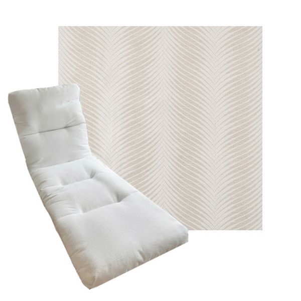 Tufted Style Universal Chaise Lounge Cushions | Sunbrella Outdoor Fabric | 3 Sizes