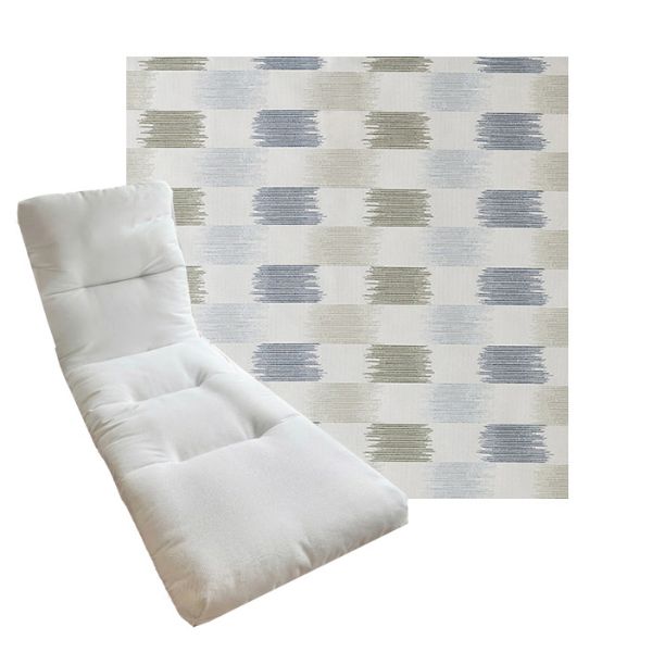 Tufted Style Universal Chaise Lounge Cushions | Sunbrella Outdoor Fabric | 3 Sizes