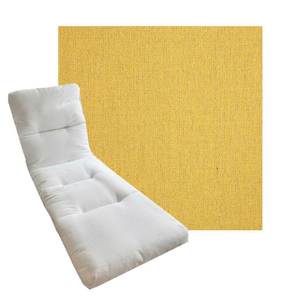 Tufted Style Universal Chaise Lounge Cushions | Sunbrella Outdoor Fabric | 3 Sizes