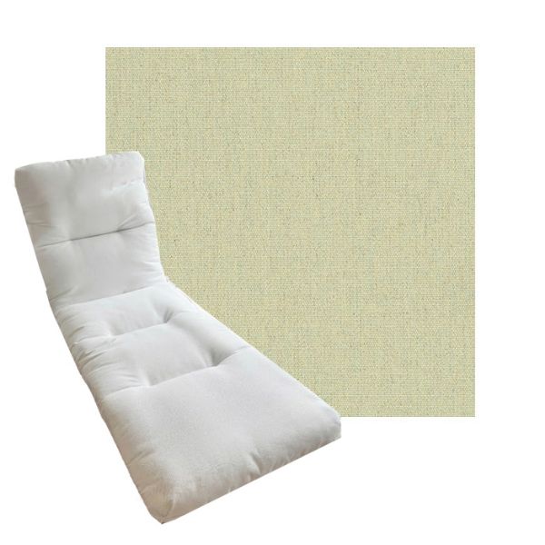 Tufted Style Universal Chaise Lounge Cushions | Sunbrella Outdoor Fabric | 3 Sizes