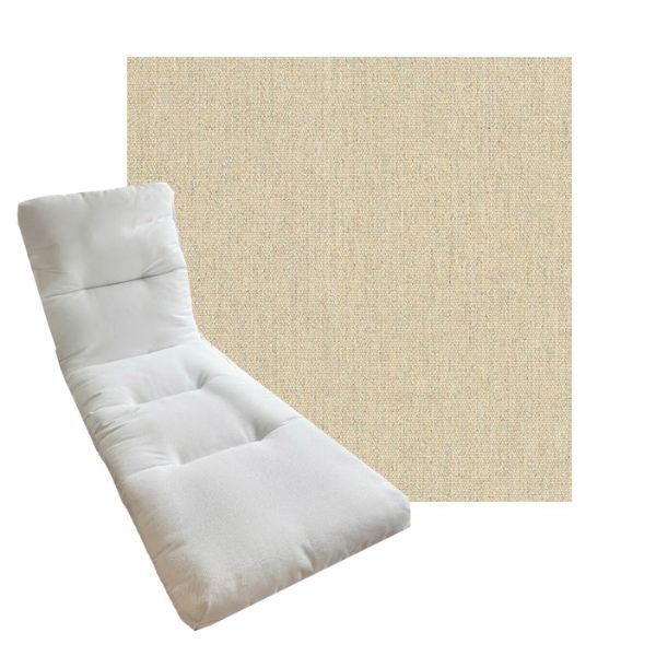 Tufted Style Universal Chaise Lounge Cushions | Sunbrella Outdoor Fabric | 3 Sizes