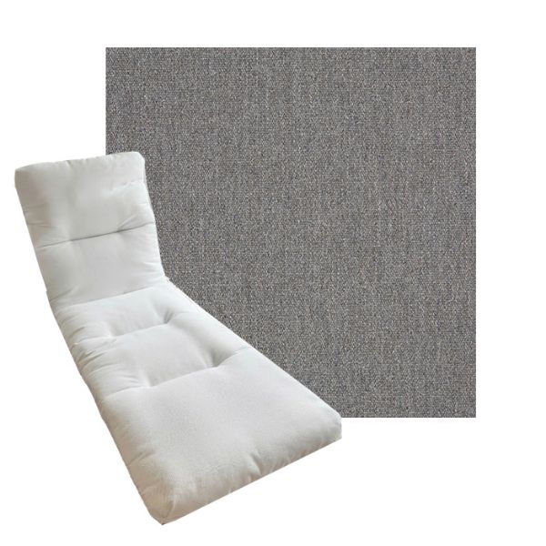 Tufted Style Universal Chaise Lounge Cushions | Sunbrella Outdoor Fabric | 3 Sizes