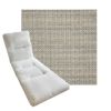 Tufted Style Universal Chaise Lounge Cushions | Sunbrella Outdoor Fabric | 3 Sizes