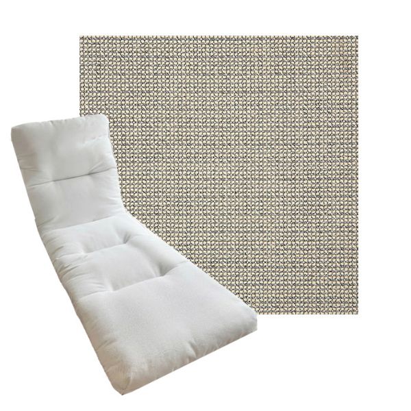 Tufted Style Universal Chaise Lounge Cushions | Sunbrella Outdoor Fabric | 3 Sizes