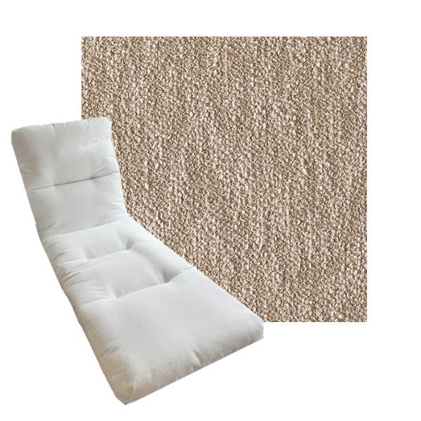 Tufted Style Universal Chaise Lounge Cushions | Sunbrella Outdoor Fabric | 3 Sizes