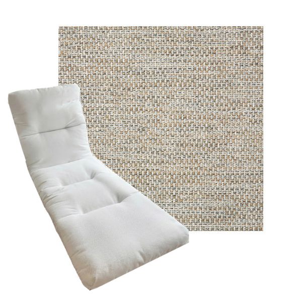 Tufted Style Universal Chaise Lounge Cushions | Sunbrella Outdoor Fabric | 3 Sizes