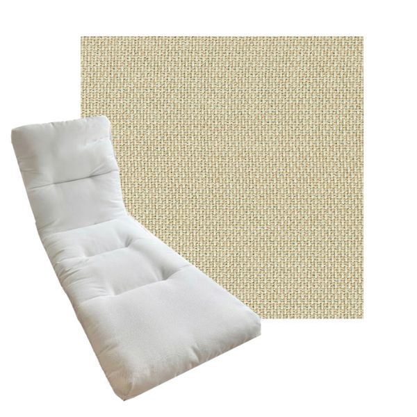 Tufted Style Universal Chaise Lounge Cushions | Sunbrella Outdoor Fabric | 3 Sizes