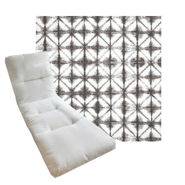 Tufted Style Universal Chaise Lounge Cushions | Sunbrella Outdoor Fabric | 3 Sizes