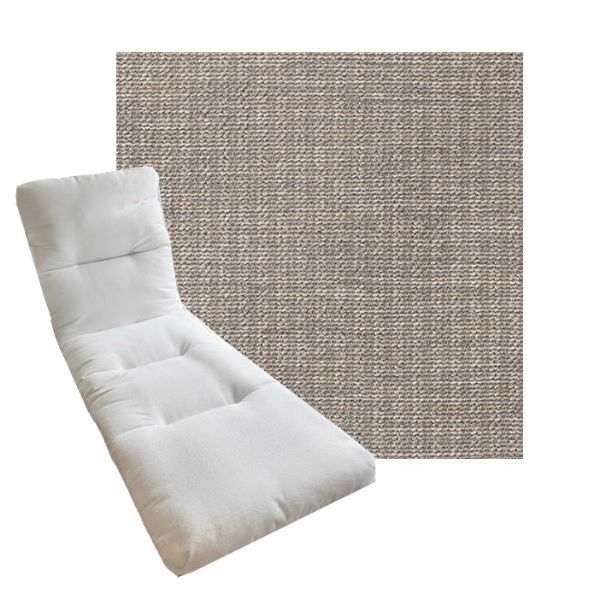 Tufted Style Universal Chaise Lounge Cushions | Sunbrella Outdoor Fabric | 3 Sizes