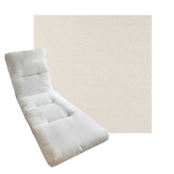 Tufted Style Universal Chaise Lounge Cushions | Sunbrella Outdoor Fabric | 3 Sizes