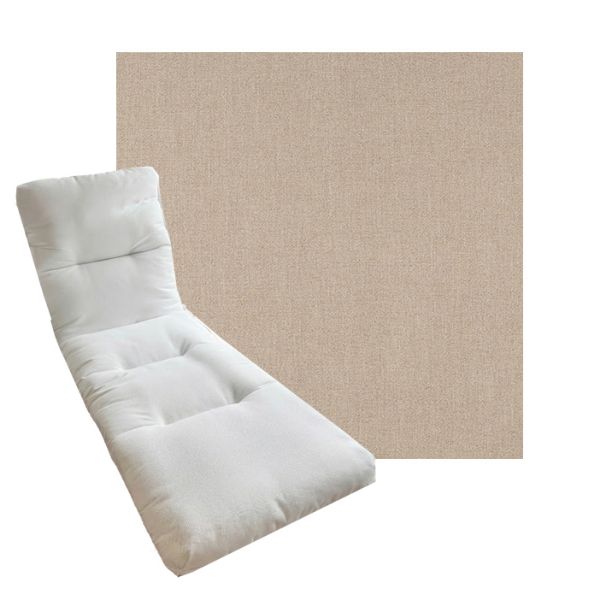 Tufted Style Universal Chaise Lounge Cushions | Sunbrella Outdoor Fabric | 3 Sizes