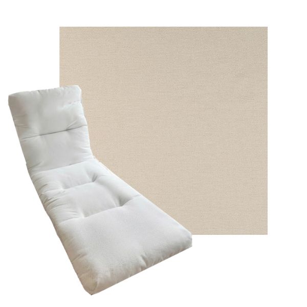 Tufted Style Universal Chaise Lounge Cushions | Sunbrella Outdoor Fabric | 3 Sizes