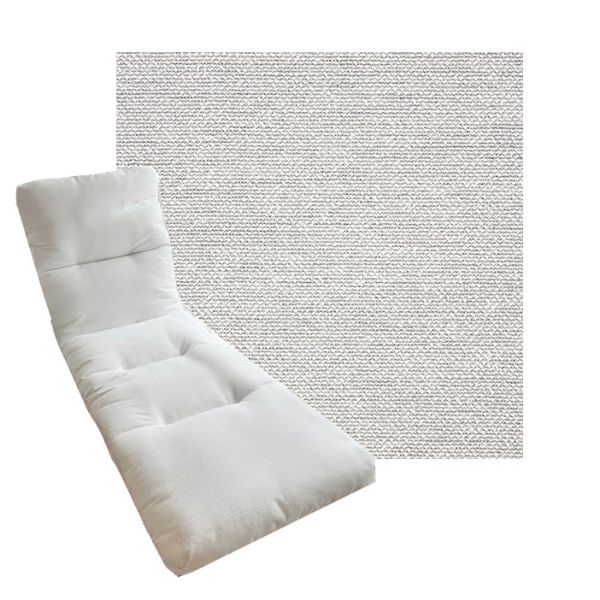 Tufted Style Universal Chaise Lounge Cushions | Sunbrella Outdoor Fabric | 3 Sizes