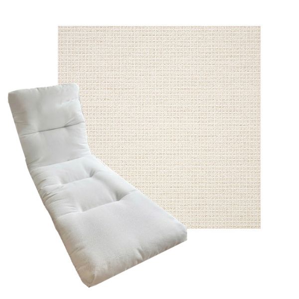 Tufted Style Universal Chaise Lounge Cushions | Sunbrella Outdoor Fabric | 3 Sizes