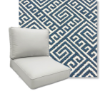 Hatteras Coastal by Revolution Performance Fabrics Deep Seating Patio Chair Cushions