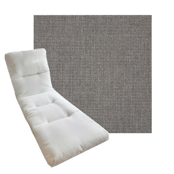 Tufted Style Universal Chaise Lounge Cushions | Sunbrella Outdoor Fabric | 3 Sizes