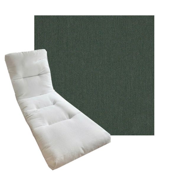 Tufted Style Universal Chaise Lounge Cushions | Sunbrella Outdoor Fabric | 3 Sizes