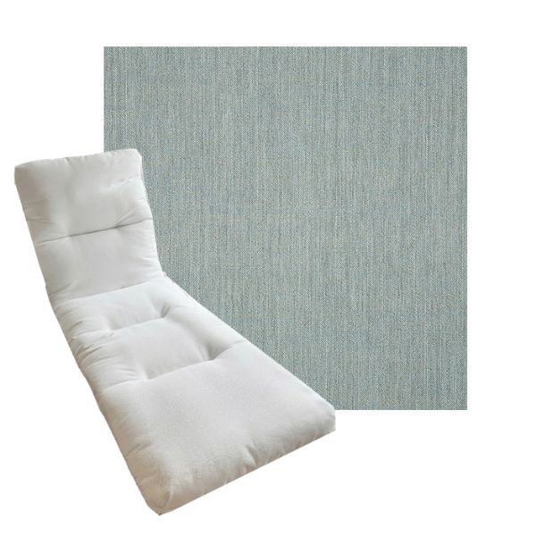 Tufted Style Universal Chaise Lounge Cushions | Sunbrella Outdoor Fabric | 3 Sizes