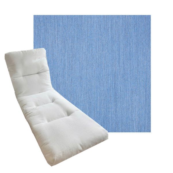 Tufted Style Universal Chaise Lounge Cushions | Sunbrella Outdoor Fabric | 3 Sizes