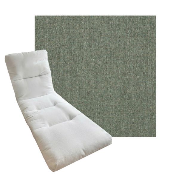 Tufted Style Universal Chaise Lounge Cushions | Sunbrella Outdoor Fabric | 3 Sizes