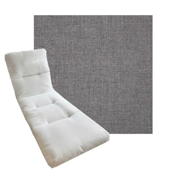 Tufted Style Universal Chaise Lounge Cushions | Sunbrella Outdoor Fabric | 3 Sizes