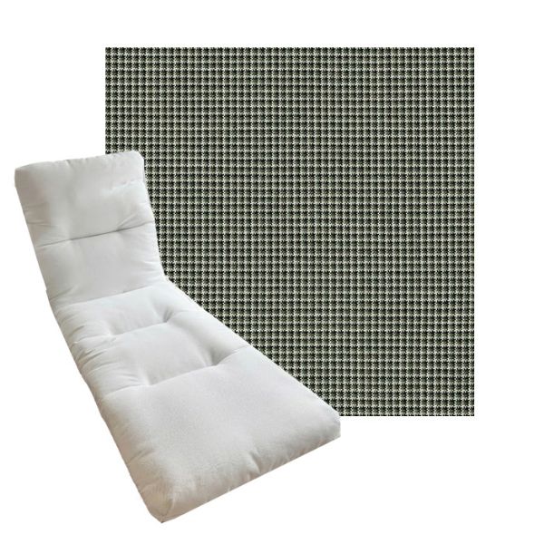 Tufted Style Universal Chaise Lounge Cushions | Sunbrella Outdoor Fabric | 3 Sizes