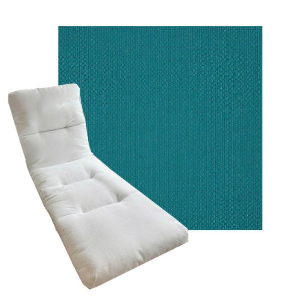 Tufted Style Universal Chaise Lounge Cushions | Sunbrella Outdoor Fabric | 3 Sizes