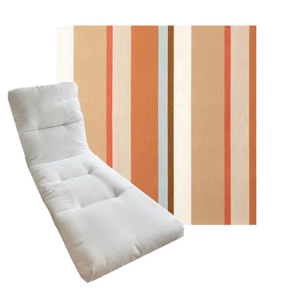 Tufted Style Universal Chaise Lounge Cushions | Sunbrella Outdoor Fabric | 3 Sizes