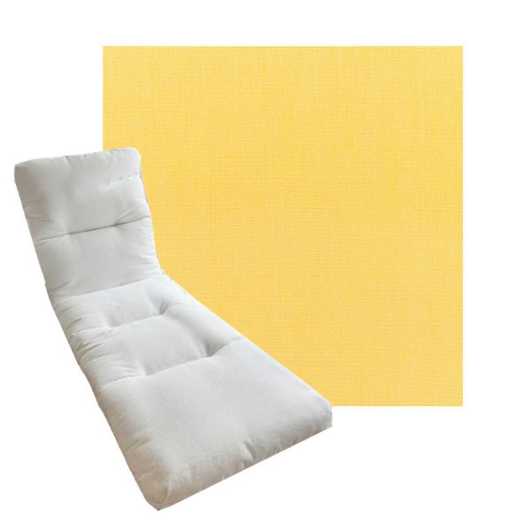 Tufted Style Universal Chaise Lounge Cushions | Sunbrella Outdoor Fabric | 3 Sizes