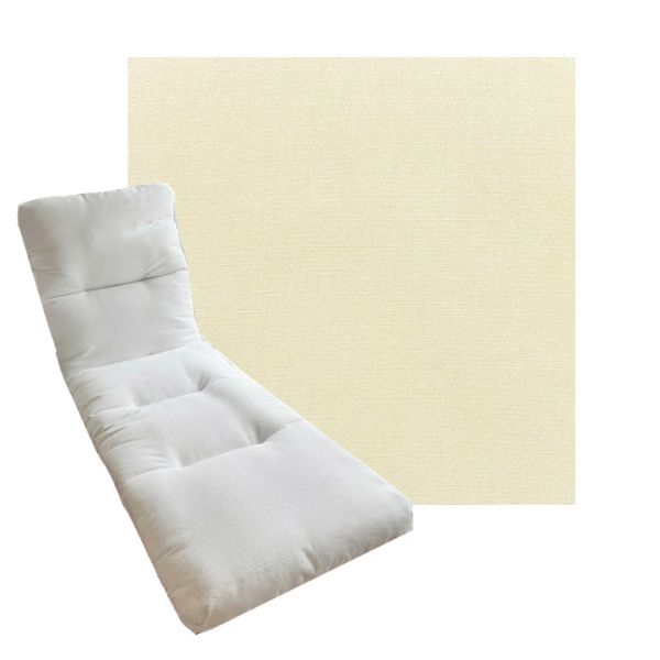 Tufted Style Universal Chaise Lounge Cushions | Sunbrella Outdoor Fabric | 3 Sizes