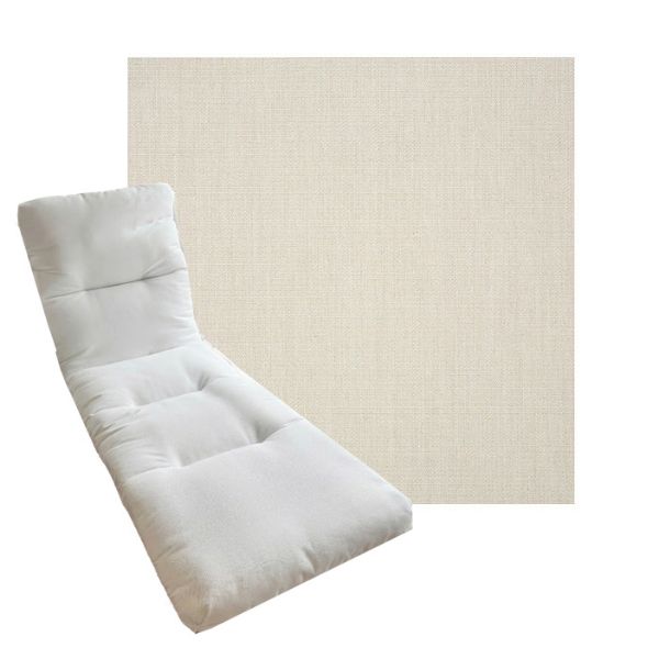 Tufted Style Universal Chaise Lounge Cushions | Sunbrella Outdoor Fabric | 3 Sizes
