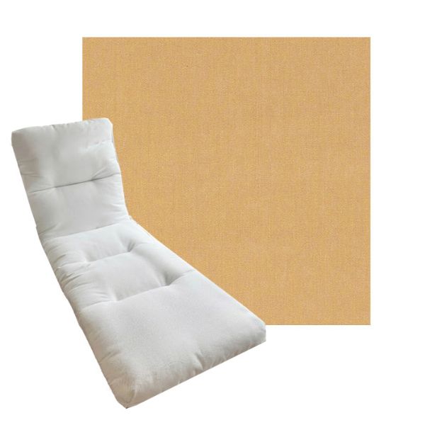 Tufted Style Universal Chaise Lounge Cushions | Sunbrella Outdoor Fabric | 3 Sizes