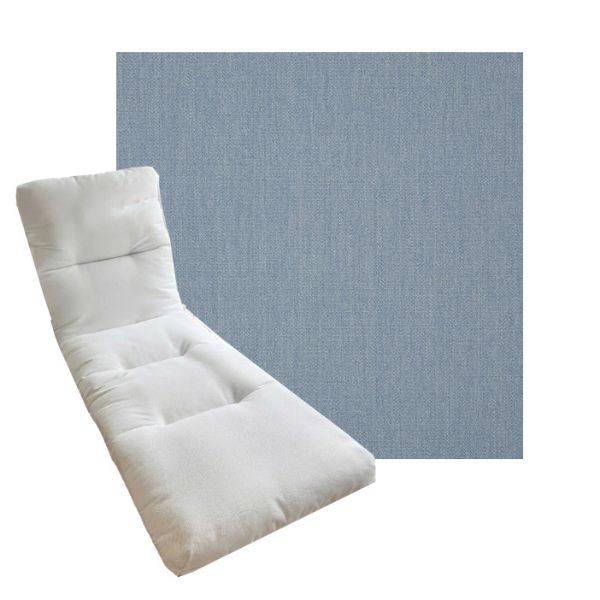 Tufted Style Universal Chaise Lounge Cushions | Sunbrella Outdoor Fabric | 3 Sizes